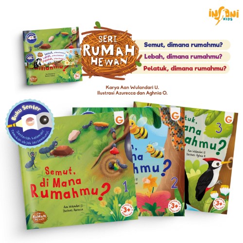 Buku 1 Set Seri Rumah Hewan - Gema Insani 100% Original